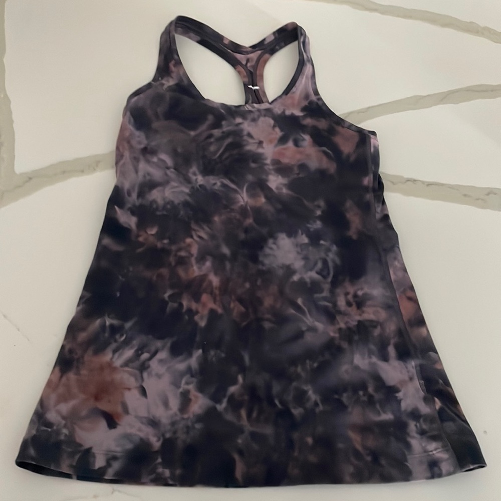 NWOT lululemon cool racerback diamond dye